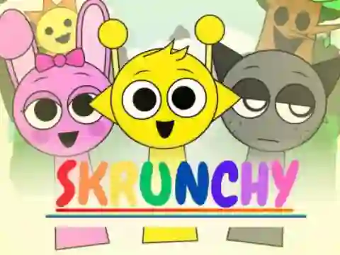 Cluiche Sprunki Skrunchy ar líne