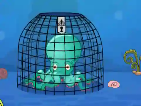 Cluiche Release Octopus from Cage ar líne