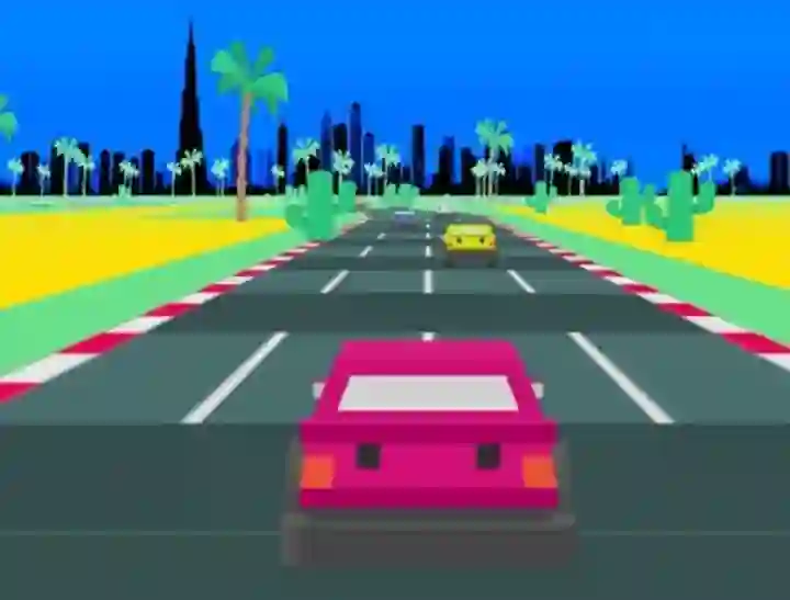 Cluiche Dubai Race ar líne
