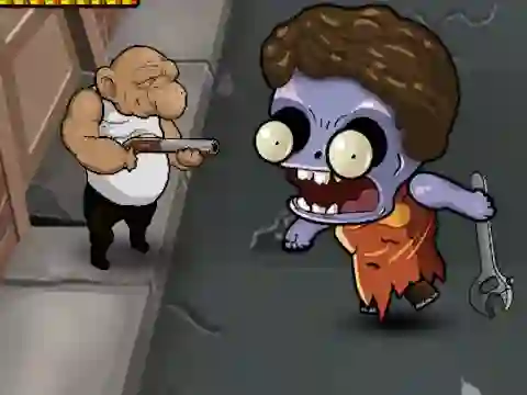 Cluiche Dead Walker Zombie Shooter ar líne