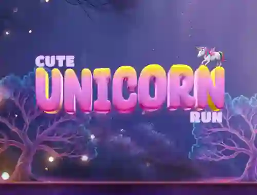 Cluiche Cute Unicorn Run ar líne