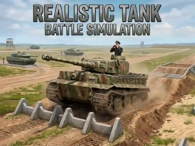 Cluiche Realistic Tank Battle Simulation ar líne