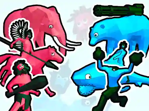 Cluiche Funny Battle Simulator 2 ar líne