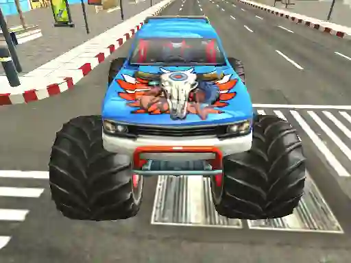 Cluiche Monster Truck City Parking ar líne