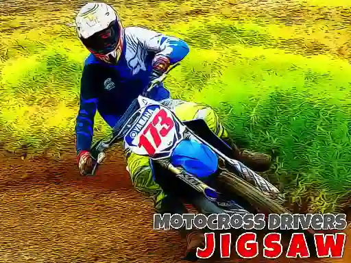 Cluiche Motocross Drivers Jigsaw ar líne