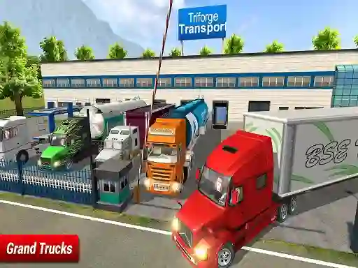Cluiche Ultimate Off Road Cargo Truck Trailer Simulator ar líne