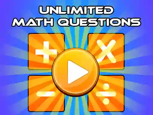 Cluiche Unlimited Math Questions ar líne