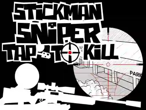 Cluiche Stickman sniper Tap to kill ar líne