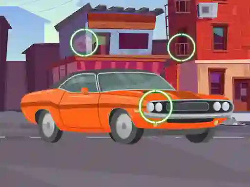 Cluiche Find The Differences Cars ar líne