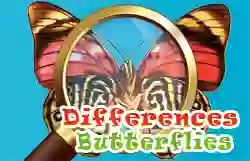 Cluiche Differences Butterflies ar líne