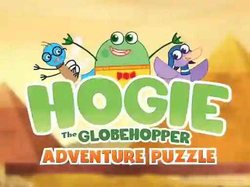 Cluiche Hogie The Globehoppper Adventure Puzzle ar líne