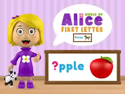 Cluiche World of Alice First Letter ar líne