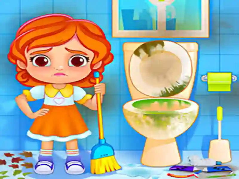 Cluiche Kids House Cleanup ar líne