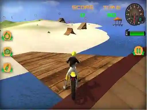 Cluiche Moto Beach Jumping ar líne