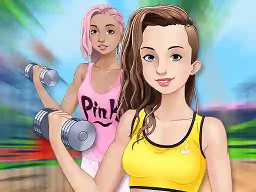 Cluiche Fitness Girls Dress Up ar líne