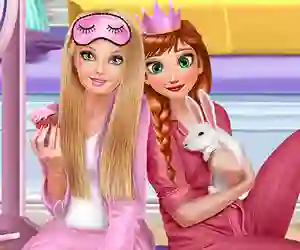 Cluiche Princesses Pj Party ar líne