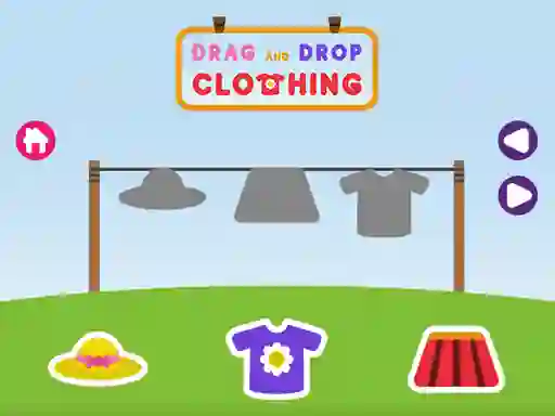 Cluiche Drag and Drop Clothing ar líne