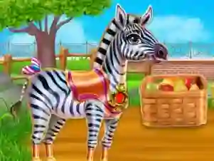 Cluiche Zebra Caring ar líne