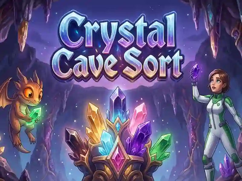 Cluiche Crystal Cave Sort ar líne