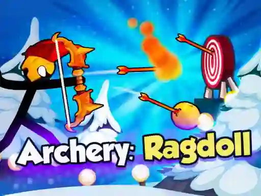 Cluiche Archery Ragdoll ar líne