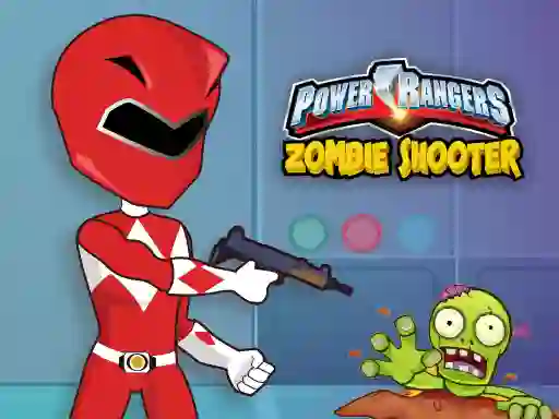 Cluiche Power Rangers Zombie Shooter ar líne