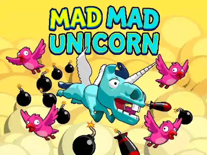 Cluiche Mad Mad Unicorn ar líne