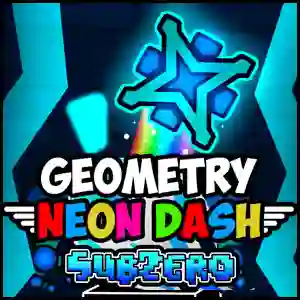 Cluiche Geometry Neon Dash subzero ar líne
