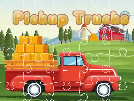 Cluiche Pickup Trucks Jigsaw ar líne