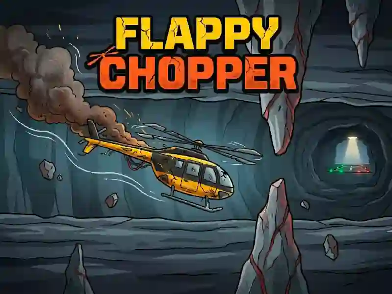 Cluiche Flappy Chopper ar líne