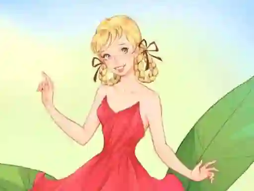Cluiche Dress up Thumbelina ar líne