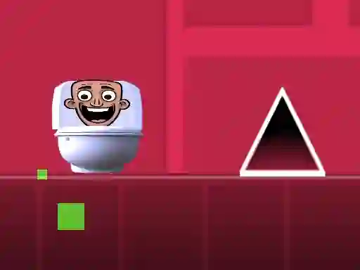 Cluiche Geometry Dash Skibidi Toilet ar líne