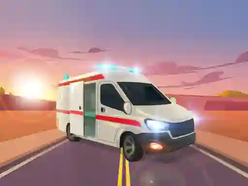 Cluiche Ambulance Traffic Drive ar líne