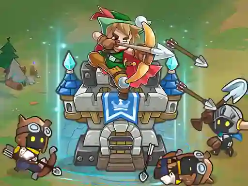 Cluiche Tower Defense ar líne