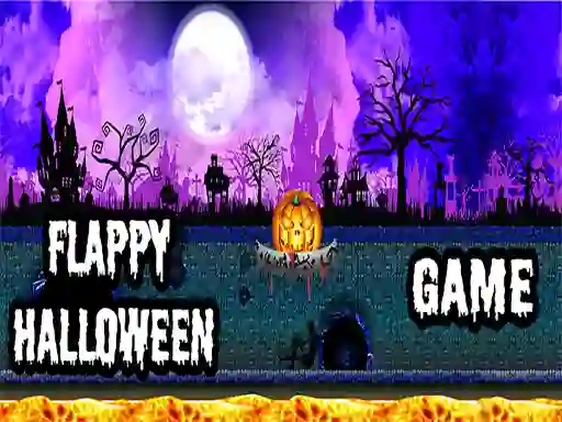 Cluiche Flappy Halloween ar líne