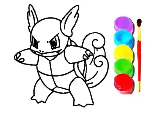 Cluiche Pokemon Coloring Book ar líne
