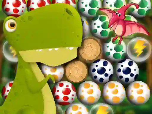 Cluiche Egg Shooter: Bubble Dinosaur ar líne