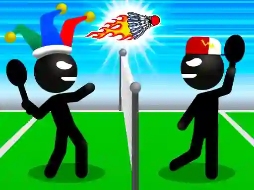 Cluiche Stickman Sports Badminton ar líne