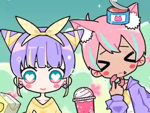 Cluiche Cute Girl Avatar Maker ar líne