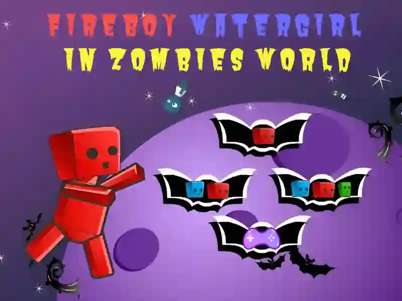 Cluiche Fireboy Watergirl In Zombies World ar líne
