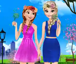 Cluiche Sisters Spring Day ar líne