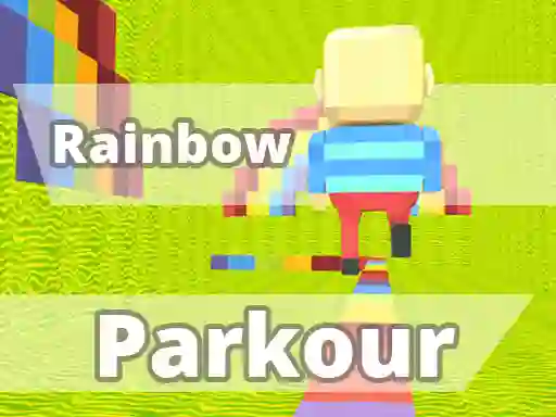 Cluiche KOGAMA Rainbow Parkour ar líne