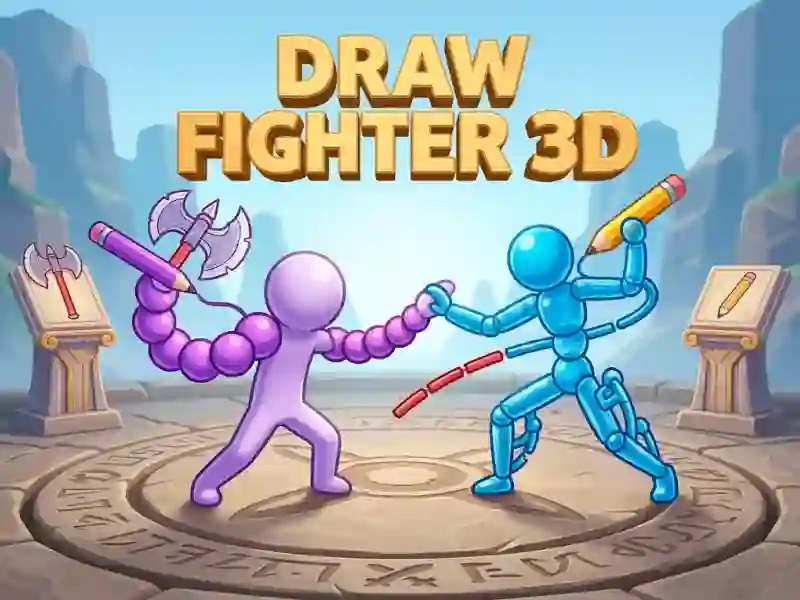 Cluiche Draw Fighter 3d ar líne