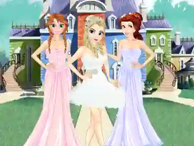 Cluiche Girls Ball Dress up ar líne