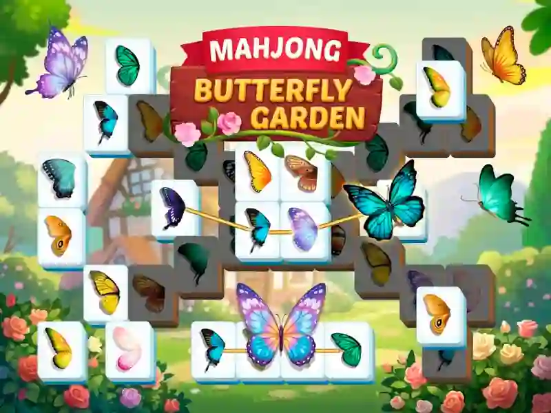 Cluiche Mahjong Butterfly Garden ar líne