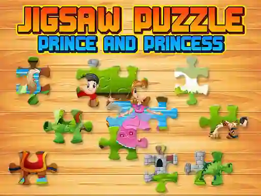 Cluiche Prince and Princess Jigsaw Puzzle ar líne