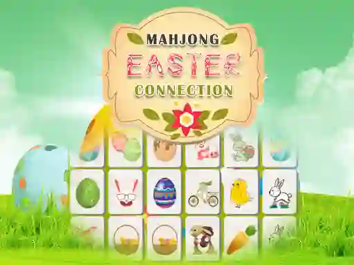 Cluiche Easter Mahjong Connection ar líne