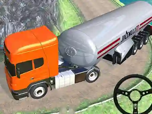 Cluiche Off road oil tanker transport truck ar líne