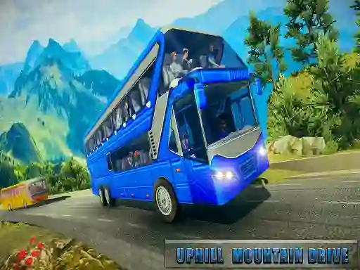 Cluiche Dangerous Offroad Coach Bus Transport Simulator ar líne