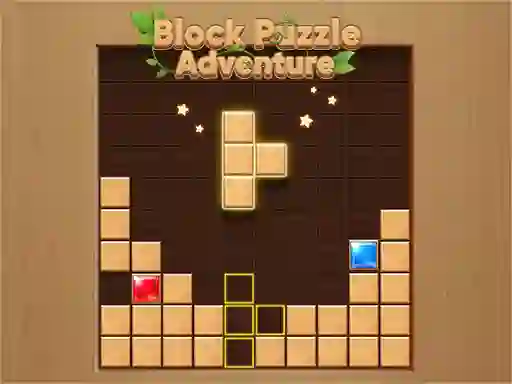 Cluiche Block Puzzle Adventure ar líne