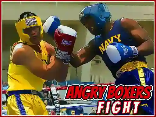 Cluiche Angry Boxers Fight ar líne